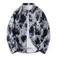 thumbnail image 2 of Blusa y camisa de manga larga con cuello vuelto para hombre, informal, con estampado, de poliéster, 2 of 4