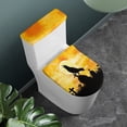 thumbnail image 3 of HELLHERO Little Bird Bathroom Toilet Lid Cover Set Soft Toilet Seat Cover & 2-Piece Stretch Universal, 3 of 8