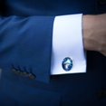 thumbnail image 4 of Shark Elegant Mens Cufflinks Set for Formal Attire, Made of Stainless Steel, for Any Occasion, 4 of 6