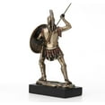 thumbnail image 5 of Veronese Design Spartan Warrior Miniature Figurine Hand Painted Resin Statue 4 7/8 In, 5 of 7