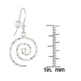 thumbnail image 5 of Handmade Jewelry by Dawn Hammered Spiral Sterling Silver Necklace and Earring Set – 20 Inch, 5 of 8