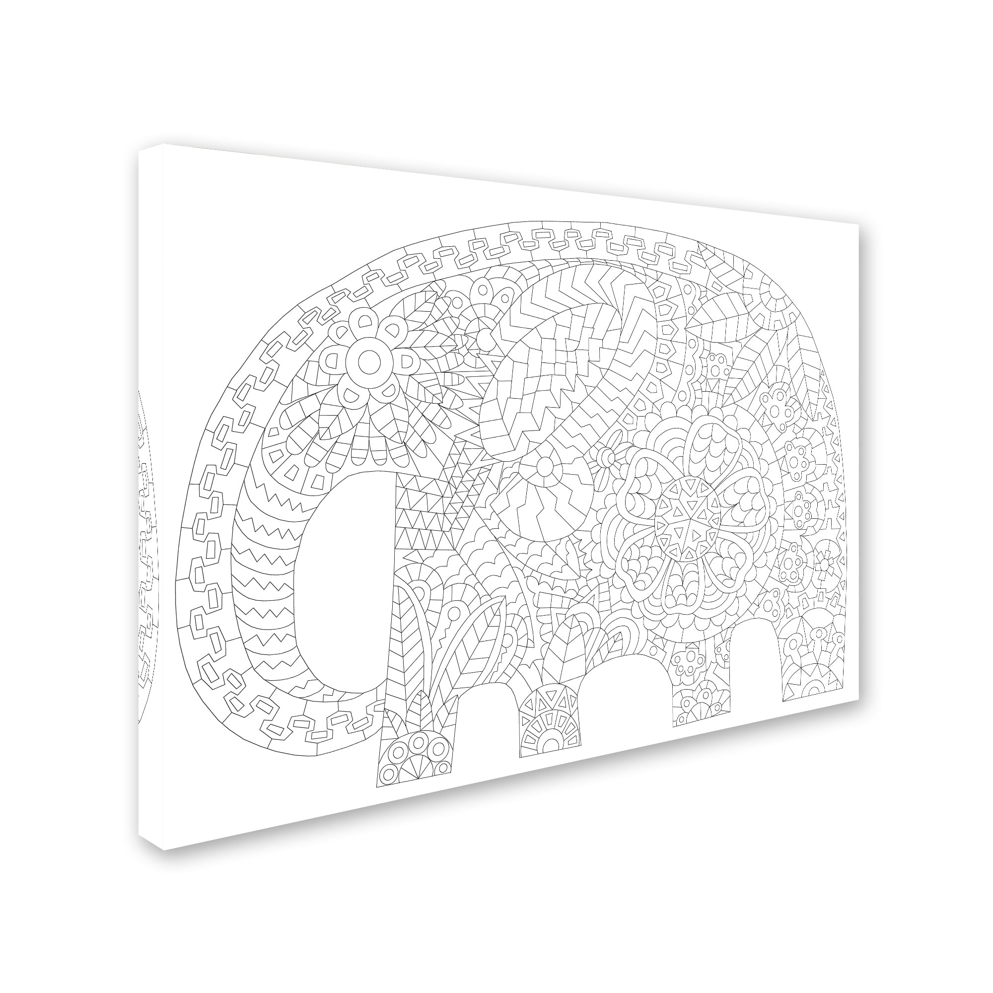 Trademark Fine Art 'Big Elephant 1' Canvas Art by Miguel Balbas
