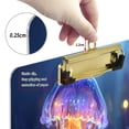 thumbnail image 3 of Acrylic Writing Board Gold 12.5*9 Inch Clipboards Transparent Acrylic Material Suitable For Office Classroom Teachers Fashion Bloggers Stationery Enthusiasts Blue Jellyfish Glow, 3 of 9