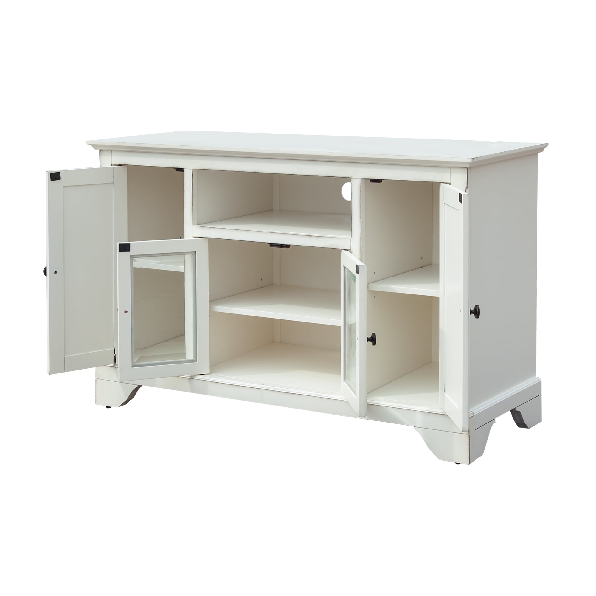 48" TV Stand in Antique White