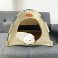 thumbnail image 4 of Darzheoy Portable Pet Camping Tent Outdoor Play Tent House for Dogs Cats Puppy Kitty, Foldable Waterproof Play Toy House Tent Bed for Small Animal, 4 of 7