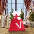 thumbnail image 4 of Fiudx Bolsas de Dulces Navideñas con Letras, Diseño de Punto Bordado, Decoración Navideña Personalizada, Adornos Versátiles para El Árbol, Porta Tarjetas de Regalo, Fáciles de Colgar, Decoración Fest, 4 of 5