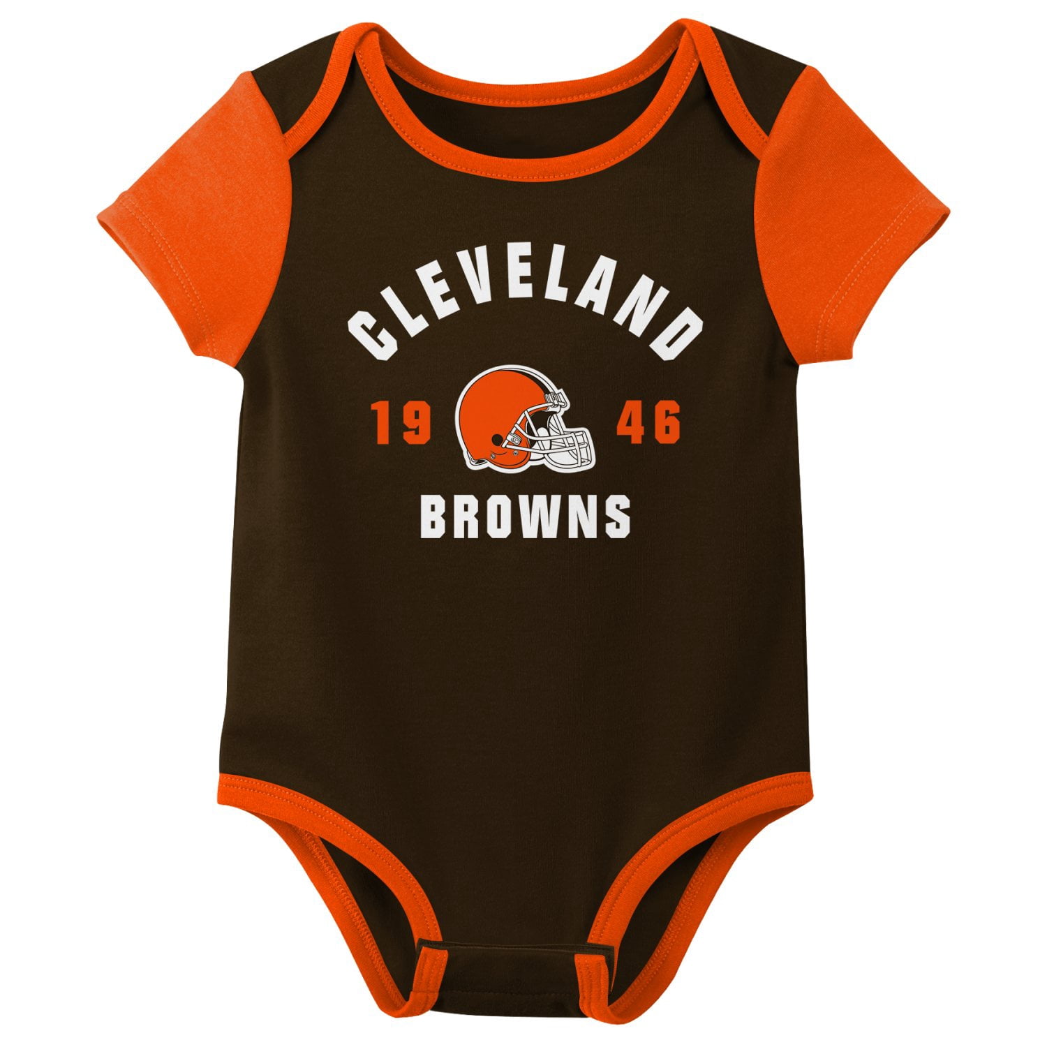 CLEVELAND BROWNS NFL Boys Onesie Game Day Fan Apparel
