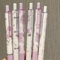 thumbnail image 3 of 6pcs moda Kawaii rosa suave escritura gel pluma creativa secado rápido prensa pluma neutral estética papelería suministros de oficina, 3 of 8