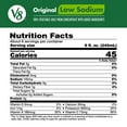 thumbnail image 6 of V8 Low Sodium Original 100% Vegetable Juice, 46 fl oz Bottle, 6 of 13