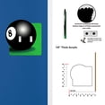 thumbnail image 3 of Off The Wall Plates - 8 Ball Pool Billiards Glow in the Dark Decorative Acrylic Cover Double Light Switch Wallplate, 3 of 5