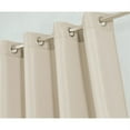 thumbnail image 5 of Olivia Gray Gilbert Solid Single Grommet Curtain Panel Pair - 54x84", Blush, 5 of 35