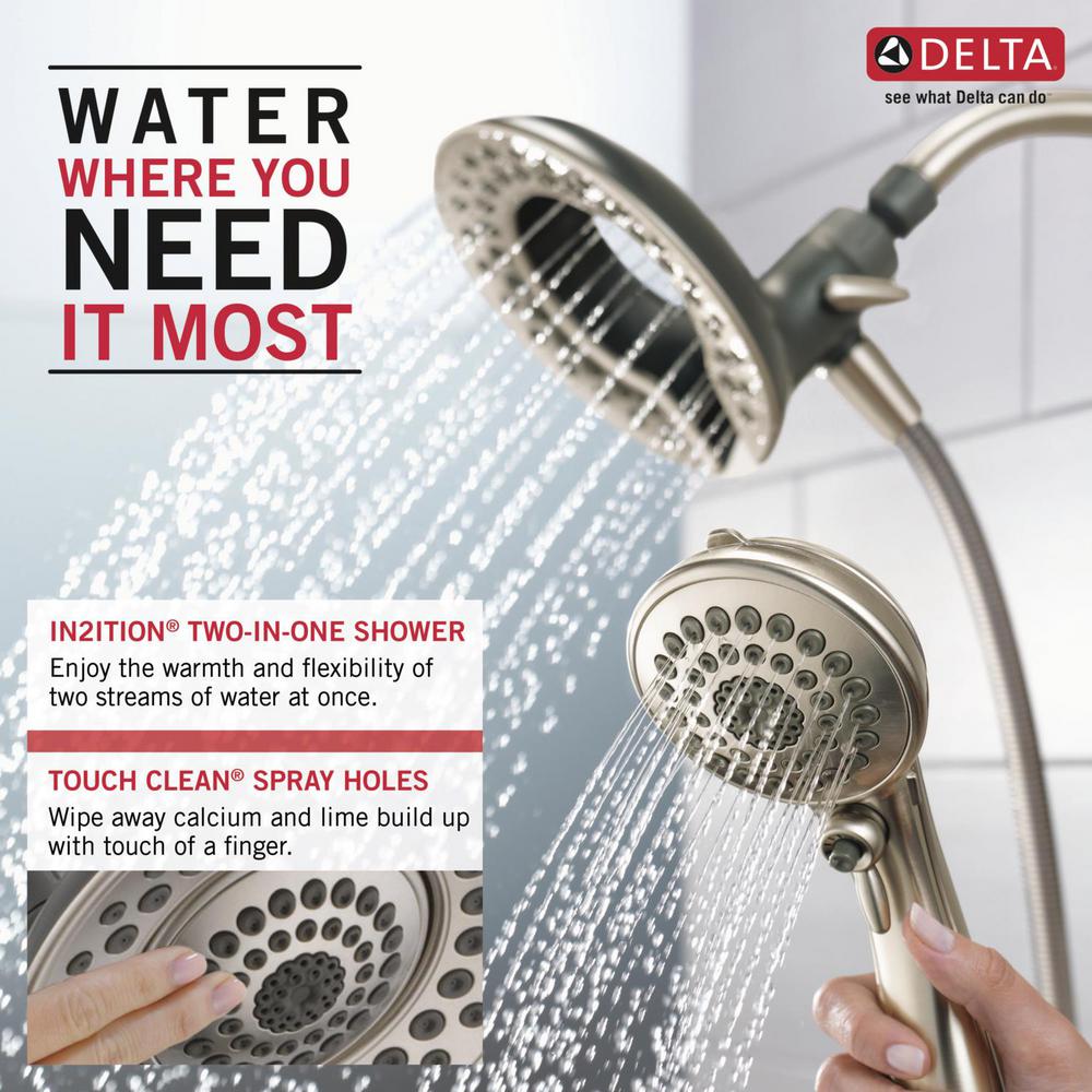 Delta Faucet In2Ition 5-Mode Massage Two-In-One Shower Head - image 5 of 7