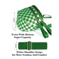 thumbnail image 5 of Checkered Crossbody Bum Bag for Women,Spacious Checkered Purse Fanny Packs Belt Bag Sling Bag with Shoulder Strap, 5 of 6