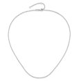 thumbnail image 3 of Diamond2Deal 14K Collier Chaîne Ajustable 1.25 mm Singapour 1 Po+1 Po pour Femmes 18 Pouces, 3 of 5