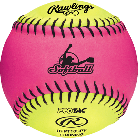 Rawlings | Fastpitch Training Softball | Soft Poly-Core Center, Ages 8U | 10" | RFPT10SPY | Each