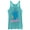 Tahiti Blue, variant on Women's Ralph Breaks the Internet Comfy Jasmine  Racerback Tank Top Tahiti Blue Medium