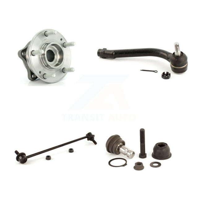 Transit Auto avant Droite (Côté Passager) Ensemble de Roulement de Moyeu Suspension Joint à Rotule Inférieur Tige de Liaison Extérieure et Barre de Oscillation Kit de Stabilisation pour Voiture Hyundai Santa Fe Kia Sorento K7T-104973