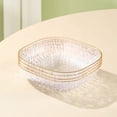 thumbnail image 4 of vnanda Fruit Plate with Stylish Design Stylish Functional Translucent Plate for Home Decor Organization Plate with Heightened Thick Bottom Support, 4 of 7