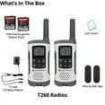 thumbnail image 4 of Motorola® TalkAbout® T260 Two-Way Radios, Red/White, Pack Of 2 Radios, 4 of 6