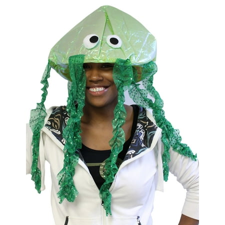 Costume Accessory -Iridescent Novelty Jellyfish Hat (One size fits