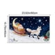 thumbnail image 3 of Seyotauo Christmas Decor 3D Stereoscopic Embroidery Carpet - 24 x16 inch Polyester Xmas Decor Indoor Outdoor, Absorbent Nonslip Dirt Proof Washable Foot Mat for Entryway Kitchen Bathroom Porch Patio, 3 of 6