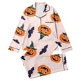 thumbnail image 6 of LIIPEE Girls Halloween Graphic Pajamas Long Sleeve Shirts And Pants Pajama Sets Kids Fall Sleepwear 4-14 Years, 6 of 7