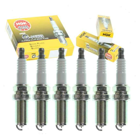 6 pc NGK G-Power Spark Plugs compatible with Nissan NV2500 4.0L V6 2012-2020