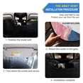 thumbnail image 2 of Iauyy Foldable Windshield Sun Shade for Cars, Interior Sun Protection for car UV Protection for Sedan/SUV/Truck, (S/M/L) Swirls Of Pink and Purple, 2 of 8