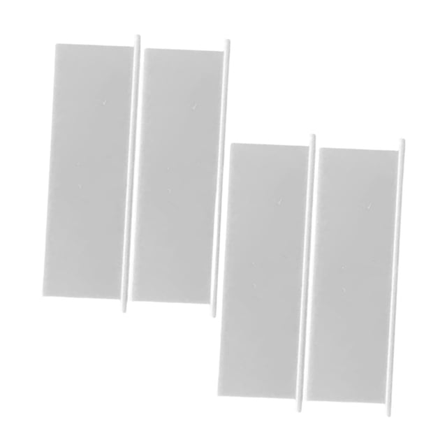 simhoa 4 Pcs Panneau de Couverture d'Évent de Sécheuse Anti-Poussière Blanc