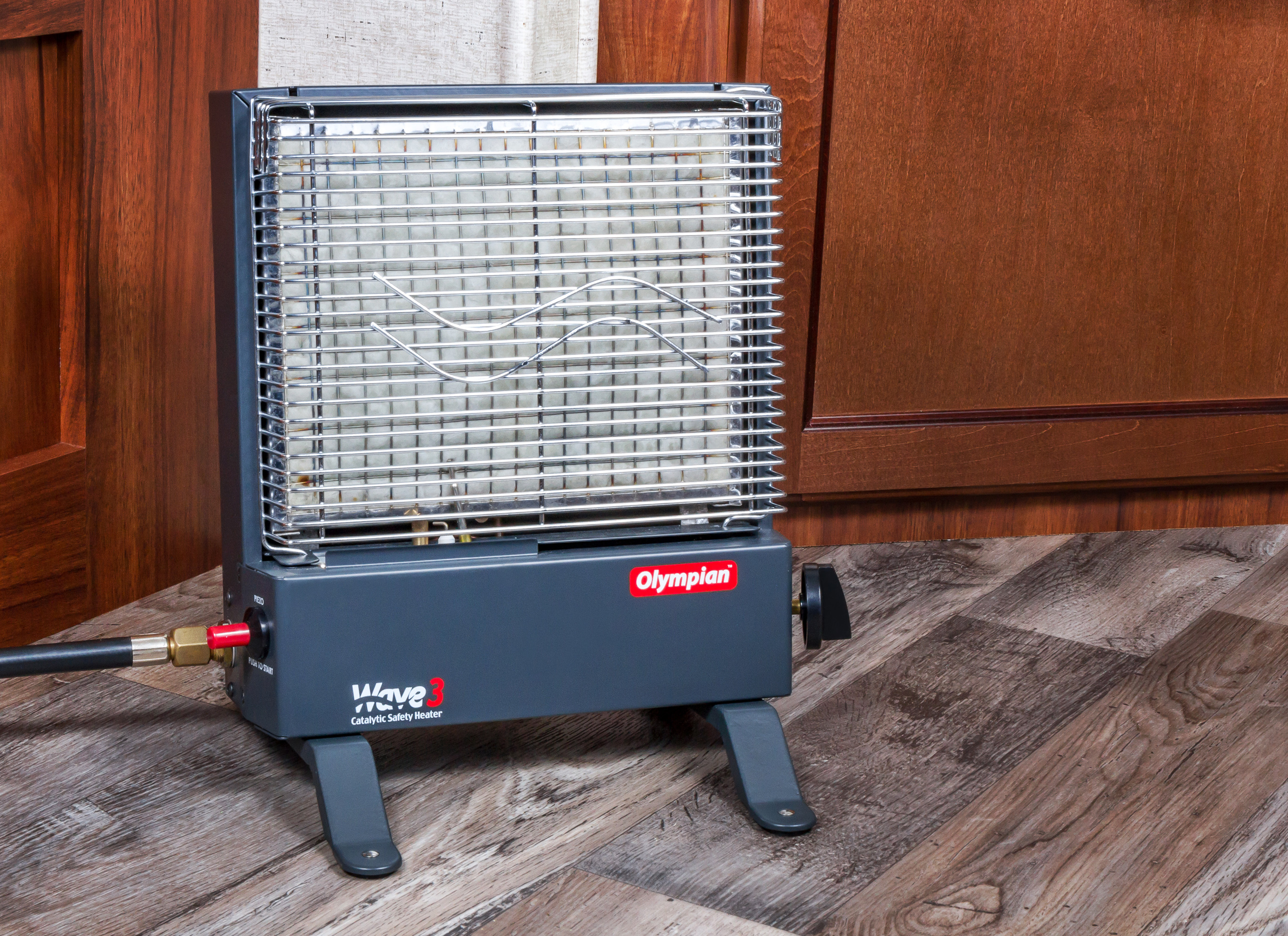Camco Olympian Wave 3 Catalytic Heater | Self-Generating Piezo Starter |  Heats up to 100 Square Feet | Multicolor (57331) - Walmart.com