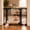 Black-30" Tall x 29.5" - 47.2" (Wide Opening), variant on Clear Gate 29.5"-37.8" Wide 30.7" Tall Mounted No Drill Walk-through Safety With Metal Frame Auto Close Double Lock Dog For Stairs Doorways And Hallways