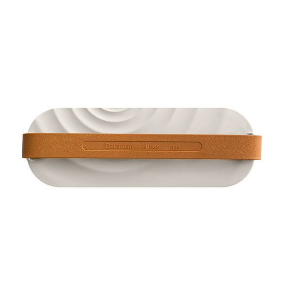 EeaseMX Zapatero de pared para baño, ajustable, color blanco