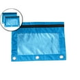 thumbnail image 1 of Dvruxg 2 Pcs Pencil Pouch, Three-hole Pencil Case Single Zipper Transparent PVC Document Storage Bag, Large Capacity Pencil Pouch with Zipper Clear Binder Pencil Case, 1 of 5