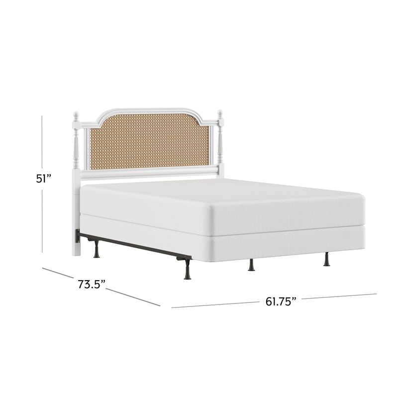 Hillsdale Furniture Melanie Headboard with Metal Frame, Multiple Sizes
