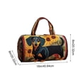 thumbnail image 3 of Fasiaou Short-Distance Quilted Travel Bag with Dog Embroidery, Multi-Functional Sports and Fitness Duffel, Large Capacity Lightweight Design,E, 3 of 6