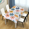 thumbnail image 4 of Yayeee Tablecloths 60" x 60" Rectangle Wrinkle Resistant Party Table Cover, Colorful Flowers, 4 of 8