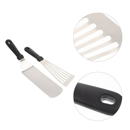 WHAMVOX Stainless Steel BBQ Spatula with PP Handle for Kitchen Use Assorted Color Lightweight and Easy to Clean WHAMVOX Stainless Steel BBQ Spatula with PP Handle for Kitchen Use Assorted Color Lightweight and Easy to Clean