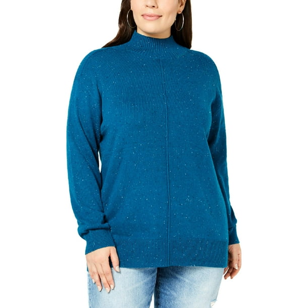 Download Karen Scott - Karen Scott Womens Plus Seam Front Mock Neck ...