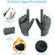 thumbnail image 3 of Guantes de invierno para hombres y mujeres, guantes cálidos para pantalla táctil para clima frío, puños elásticos, tejido elástico 1042, 3 of 5