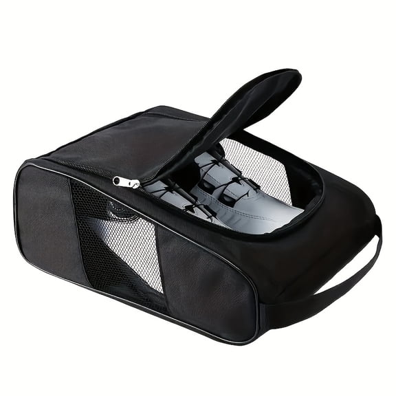Premium Odor-Resistant Golf Shoe Bag - Breathable Mesh Travel Shoe Organizer for Men & Women, Ventilated Sports Shoe Storage for Gym, Travel & Athletic Gear