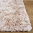thumbnail image 3 of SAFAVIEH Rainbow Jaki Abstract Shag Area Rug, Light Beige, 6' x 9', 3 of 10