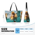 thumbnail image 4 of Kdxio Underwater Swimming Duck for Beach Bag for Women Large Beach Tote Bag Waterproof Sandproof Swim Bag with Zipper Pockets Beach Vacation Travel, 4 of 7
