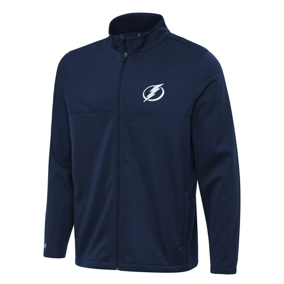 Men's Antigua Navy Tampa Bay Lightning Links 2 Full-Zip Golf Jacket