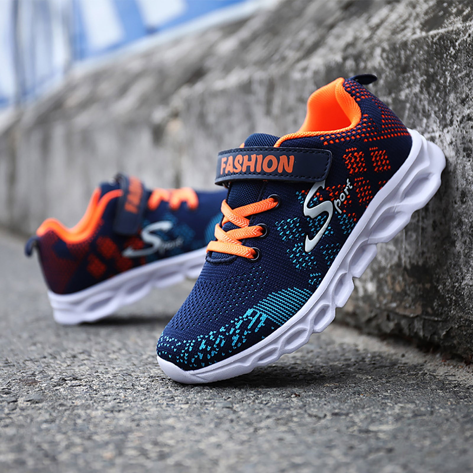 Baskets Légères Pour Garçon - Chaussures De Sport Taille 39, Semelle Caoutchouc, Pour Courir, Jouer, Quotidien - 2