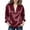 Wine, variant on Kezqiaxn Shirts for Women Pullover Long Sleeve Collared Dressy Summer Tops Business Work Blouses Plus Size Fashion