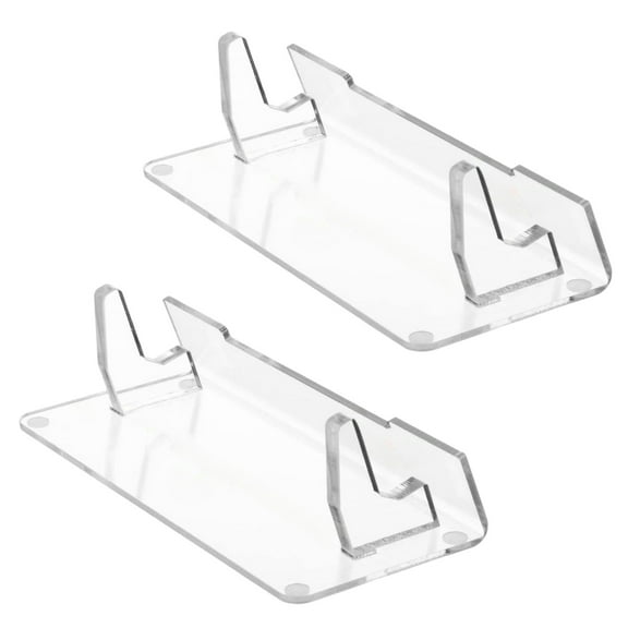 2pcs Space Saving Display Stand for Game Accessories Handheld Console Acrylic Rack Video Game Storage Organizers