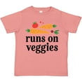 thumbnail image 3 of Inktastic Vegetarian Runs On Veggies Boys or Girls Toddler T-Shirt, 3 of 5