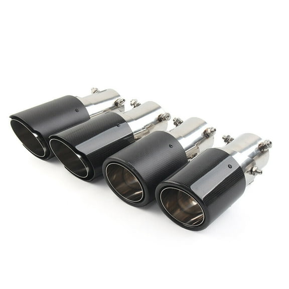 Tail Pipe Muffler Straight Exhaust System Universal For Stainless Steel End Tips