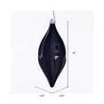 thumbnail image 2 of Vickerman 10" Black Candy Glitter Shuttle Christmas Ornament, Pack of 2, 2 of 3