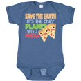 thumbnail image 3 of Inktastic Save the Earth. Its the Only Planet with Pizza. Boys or Girls Baby Bodysuit, 3 of 5